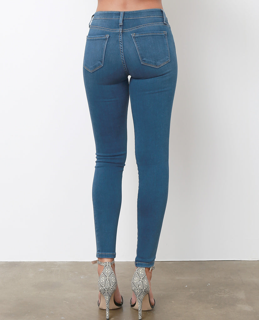 Never Too Late Skinny Jeans - Blue - Piin | ShopPiin.com