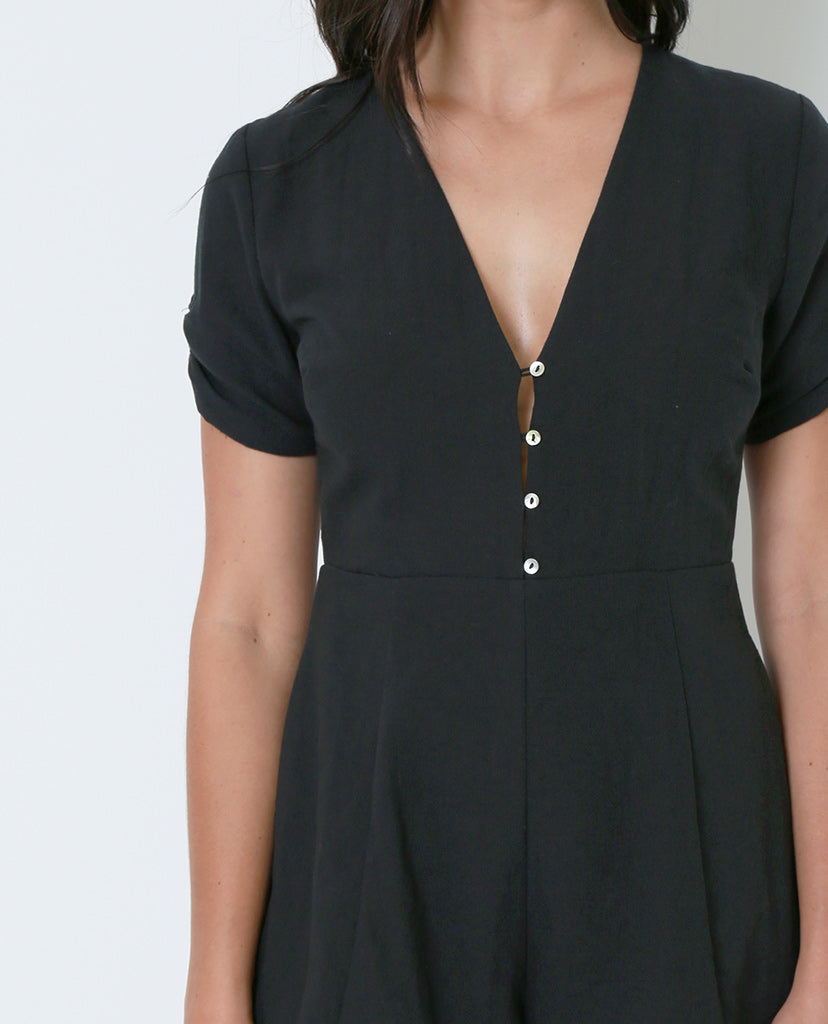 Come Back Romper - Black - Piin | ShopPiin.com