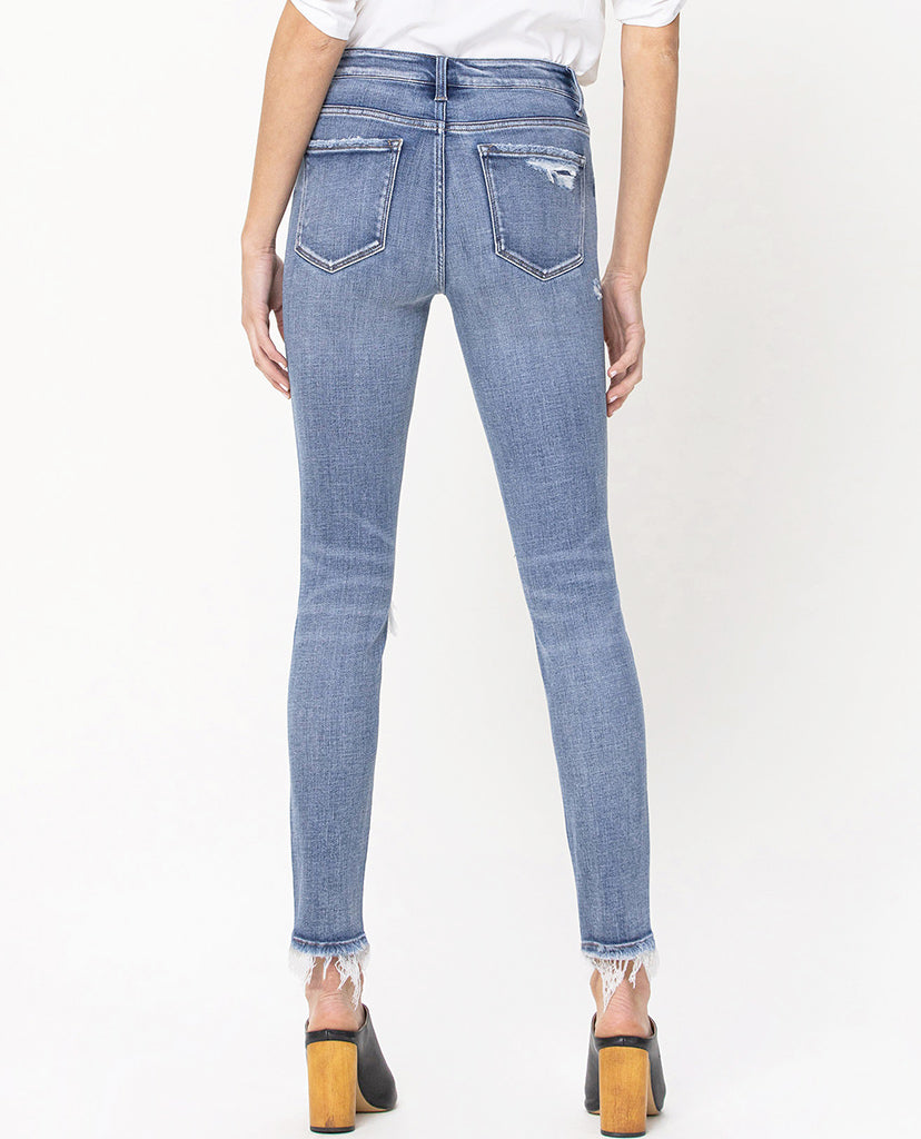 Blue Sky Skinny Jeans - Blue Denim