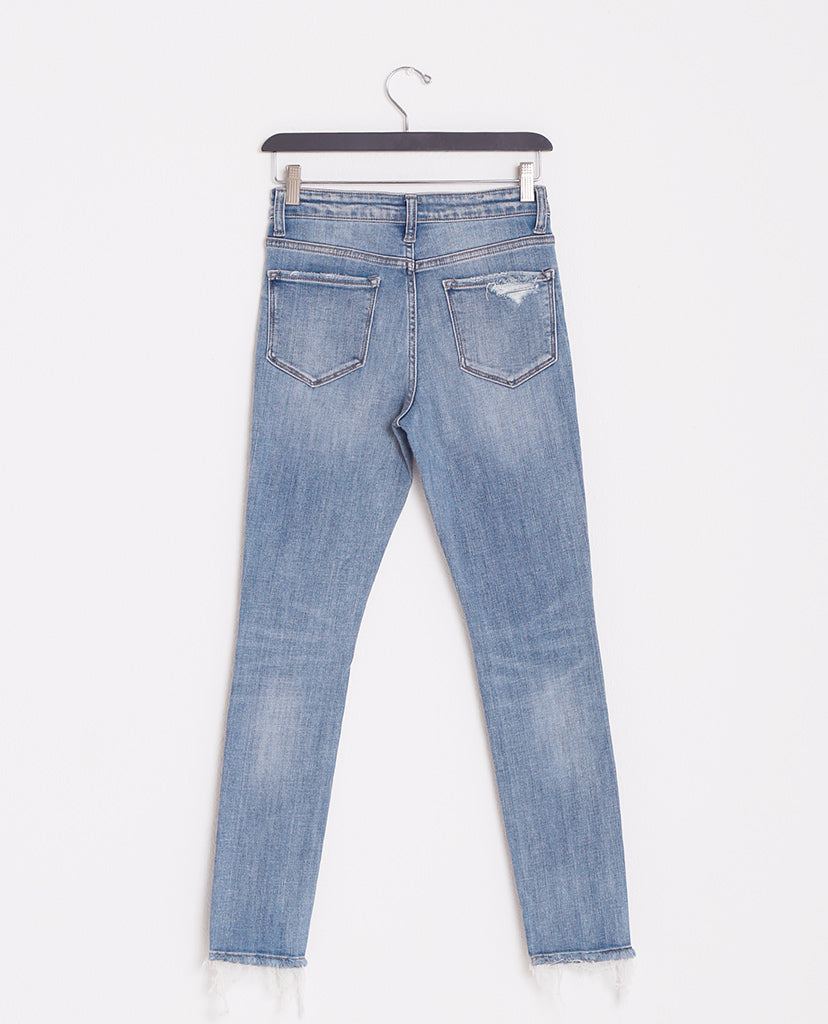 Blue Sky Skinny Jeans - Blue Denim