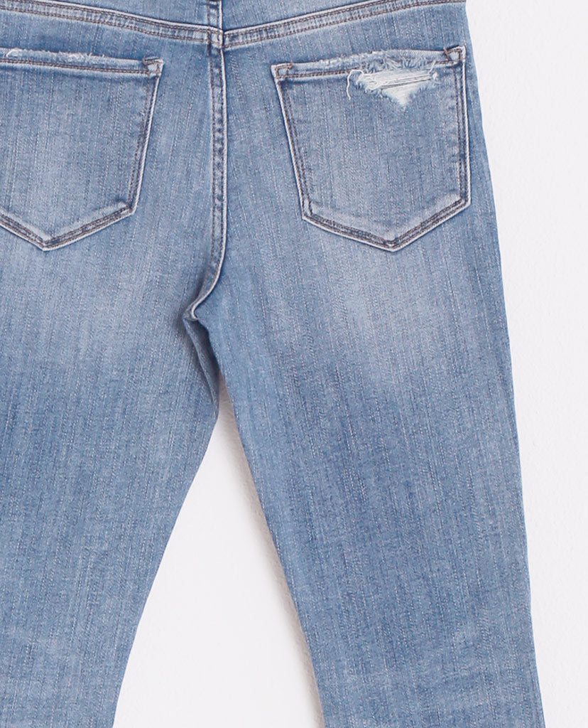 Blue Sky Skinny Jeans - Blue Denim