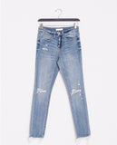 Blue Sky Skinny Jeans - Blue Denim