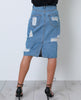 Blue Break Denim Skirt - Piin | www.ShopPiin.com
