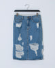 Blue Break Denim Skirt - Piin | www.ShopPiin.com