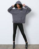 Forget Love Sweatshirt - Charcoal/Taupe - Piin | ShopPiin.com