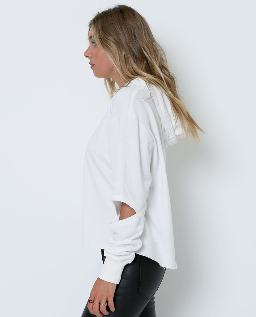 I’m Right Sweatshirt Top - Ivory - Piin | ShopPiin.com