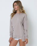 Now And Then Sweatshirt - Taupe - Piin | ShopPiin.com