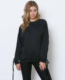 Je T’Adore Sweatshirt - Black - Piin | ShopPiin.com