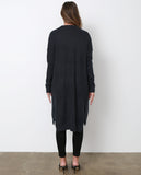 Warm Up Sweater Dropped Shoulder Cardigan - Navy - Piin | www.ShopPiin.com