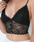 Being Loved Lace Bralette - Black - Piin | ShopPiin.com