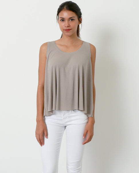 Daily Dose Sleeveless Top - Khaki - Piin | www.ShopPiin.com