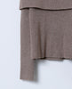 Regret Nothing Off-Shoulder Sweater Top - Brown - Piin | www.ShopPiin.com
