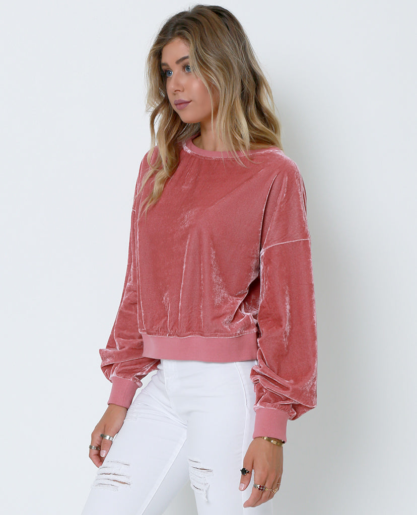 Staying True Sweatshirt - Pink - Piin | ShopPiin.com