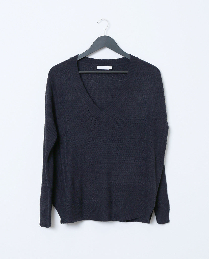 Always and Forever Sweater Top - Navy - Piin | www.ShopPiin.com