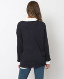 Always and Forever Sweater Top - Navy - Piin | www.ShopPiin.com