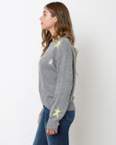 Lucky Star Sweater Top - Heather Gray - Piin | ShopPiin.com