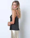 Talk To Me Tank Top - Black - Piin | www.ShopPiin.com