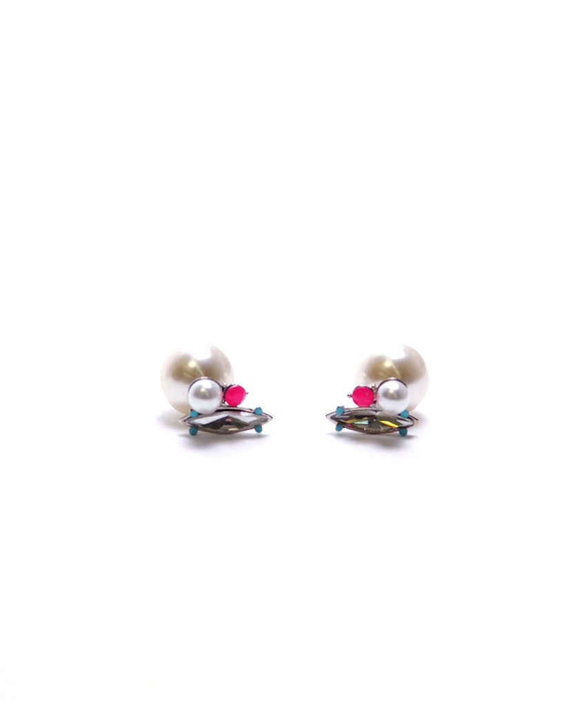 Two Sides Pearl Earrings - Piin | www.ShopPiin.com
